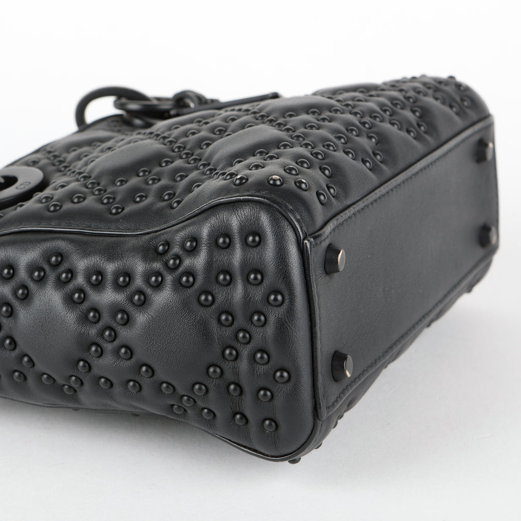 Mini Studded Cannage Lady Dior