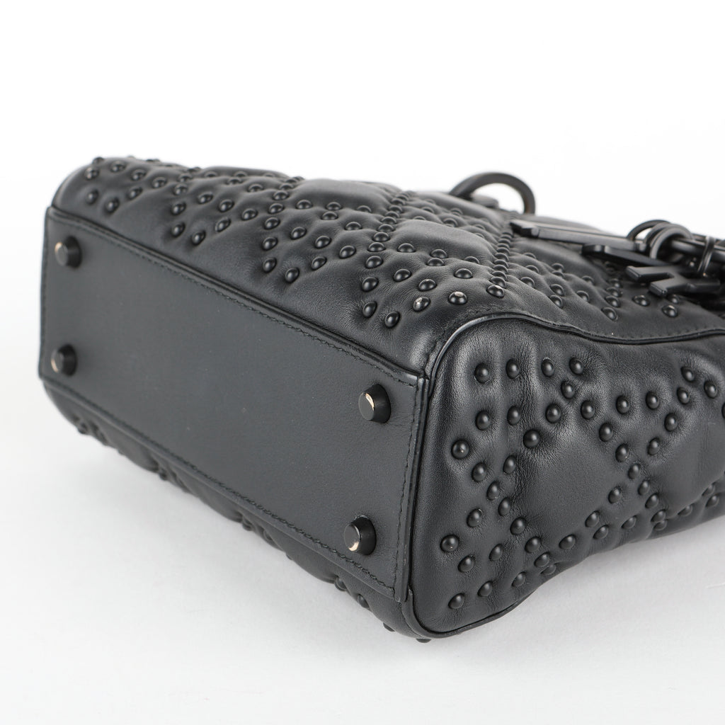 Mini Studded Cannage Lady Dior