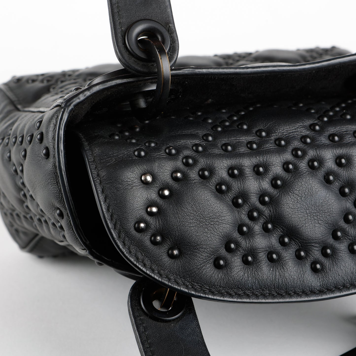 Mini Studded Cannage Lady Dior