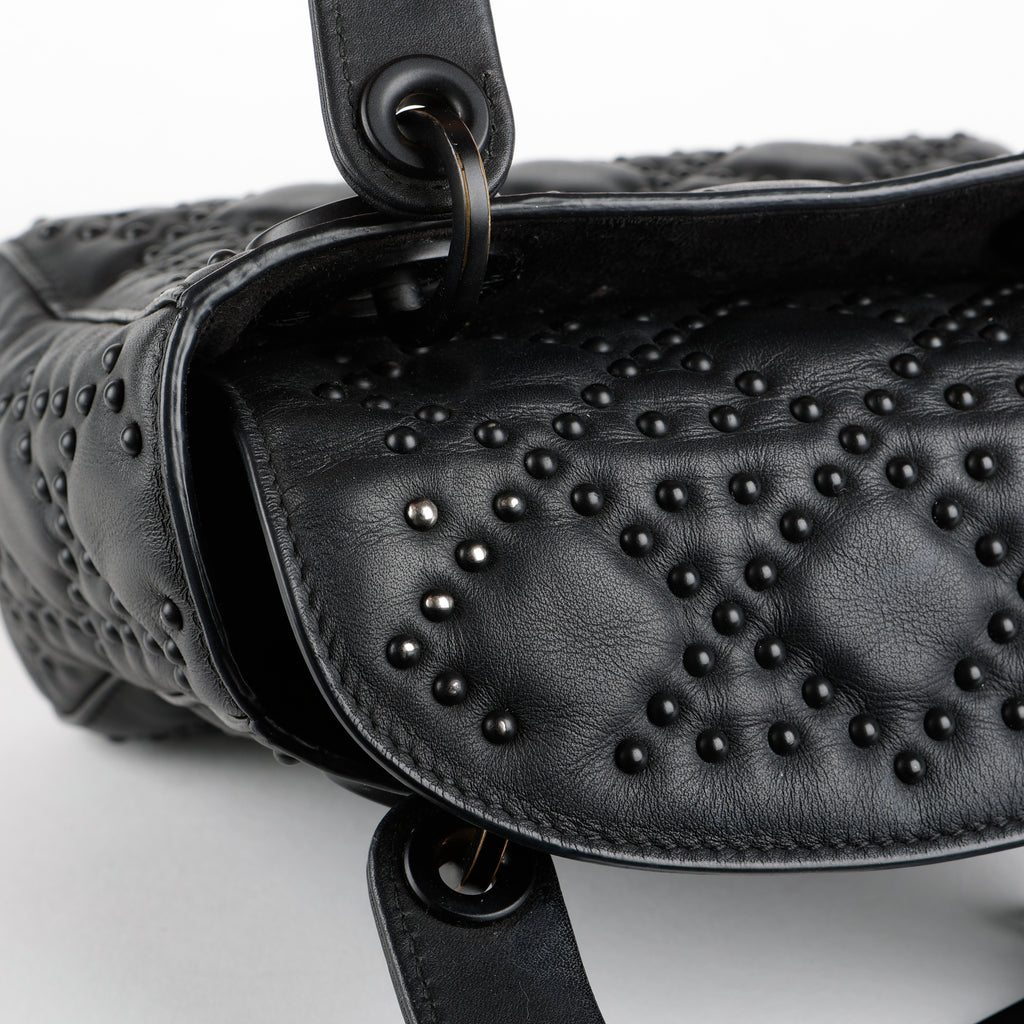 Mini Studded Cannage Lady Dior