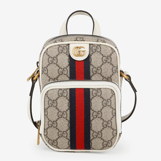 Mini Supreme Web Crossbody, Mystic White