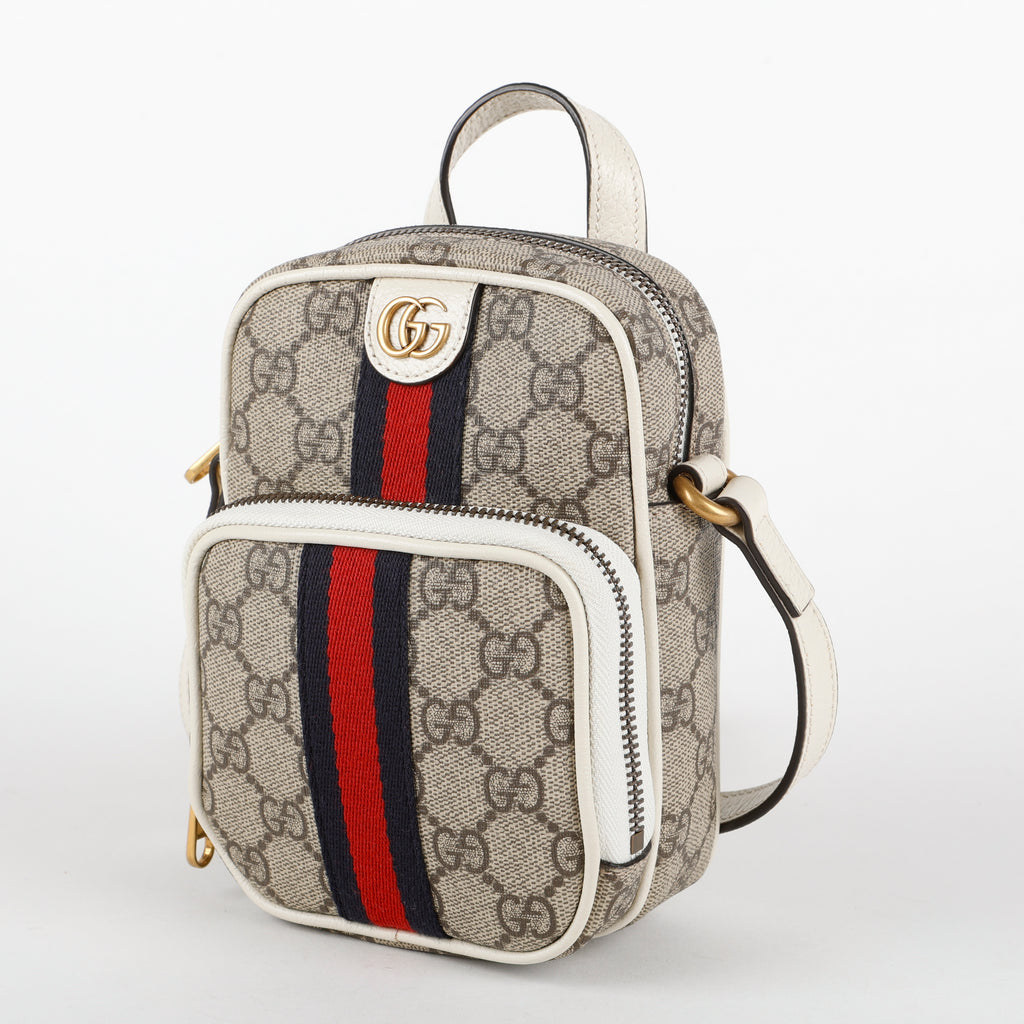 Mini Supreme Web Crossbody, Mystic White