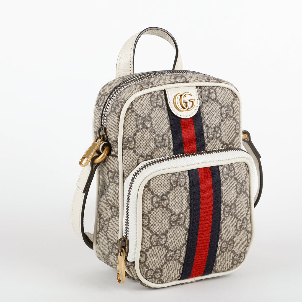 Mini Supreme Web Crossbody, Mystic White