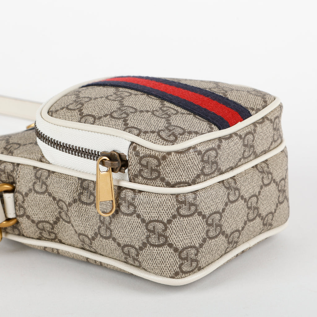 Mini Supreme Web Crossbody, Mystic White
