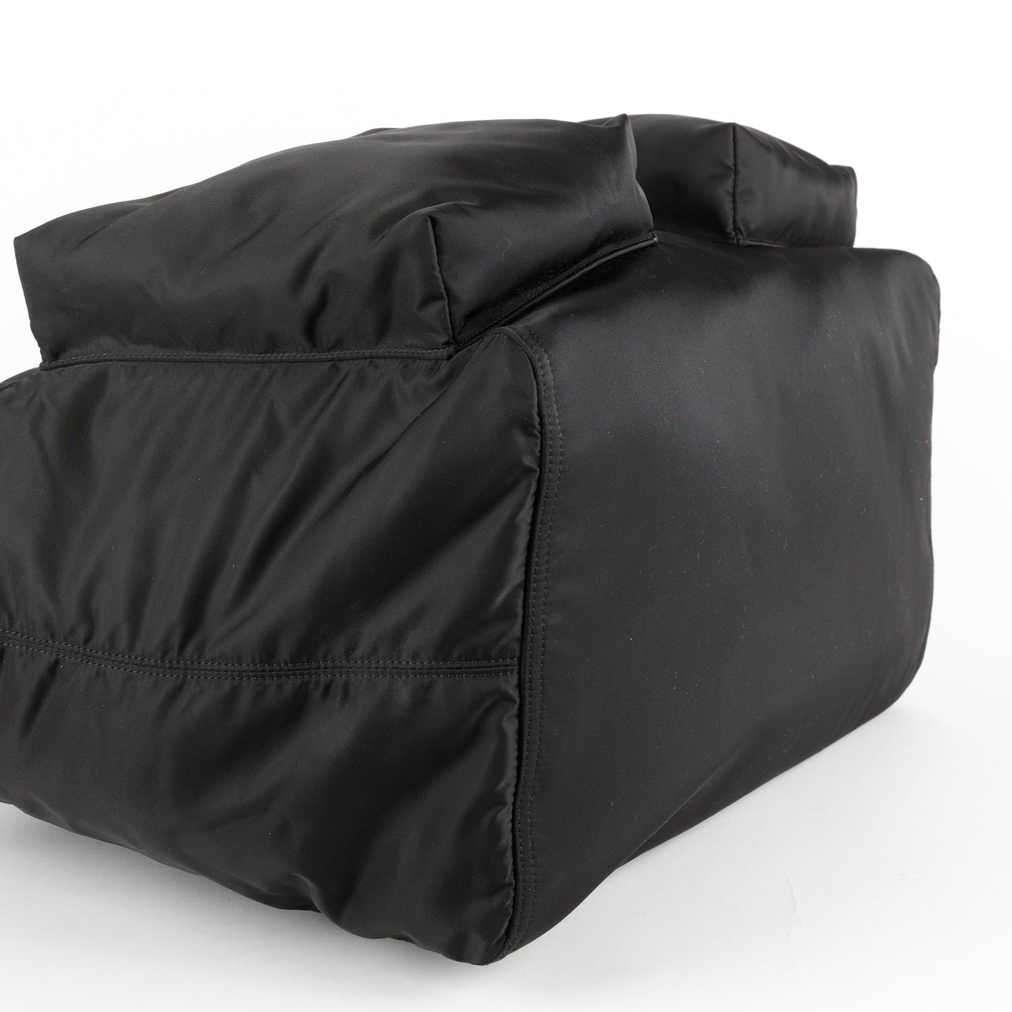 Re-Nylon Travel Weekender, Black SHW