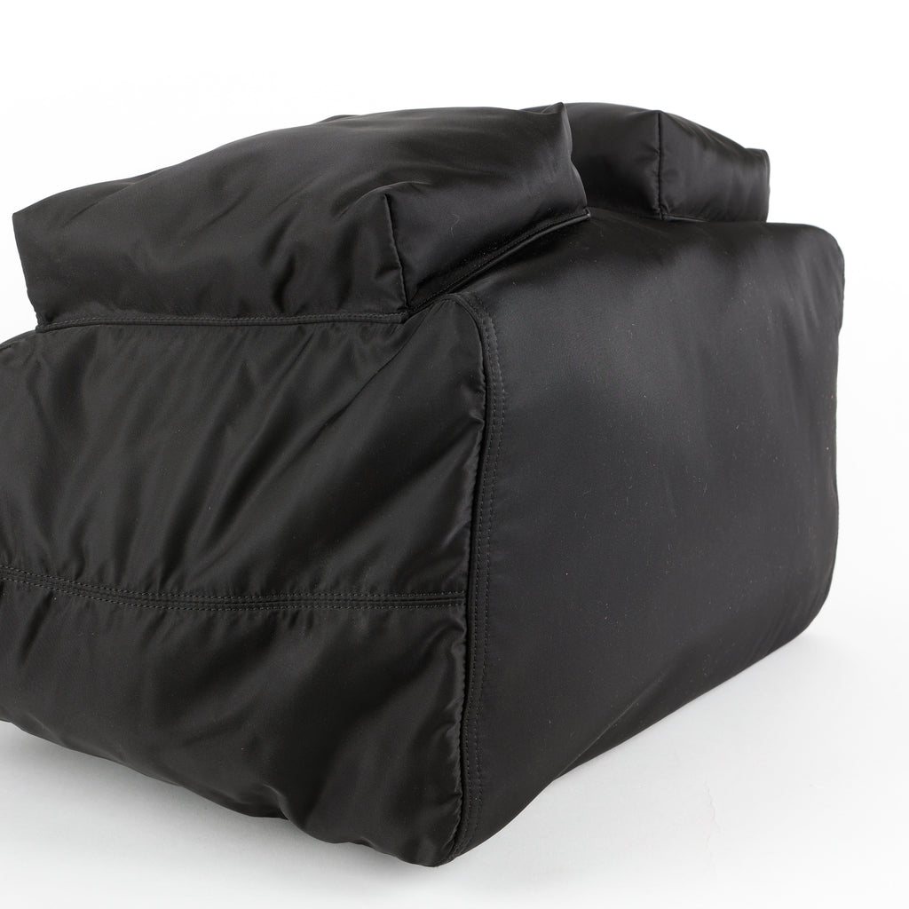 Re-Nylon Travel Weekender, Black SHW