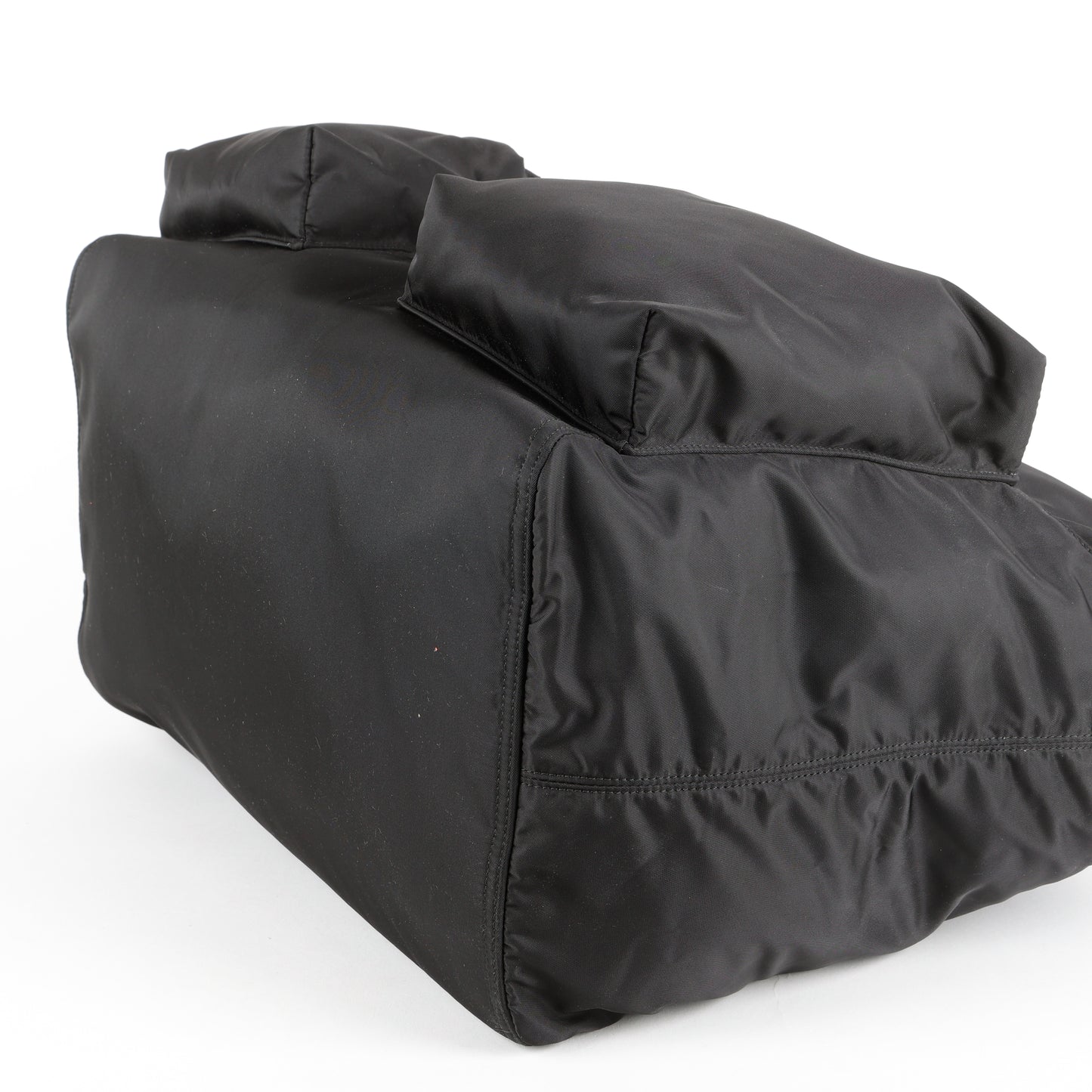 Re-Nylon Travel Weekender, Black SHW