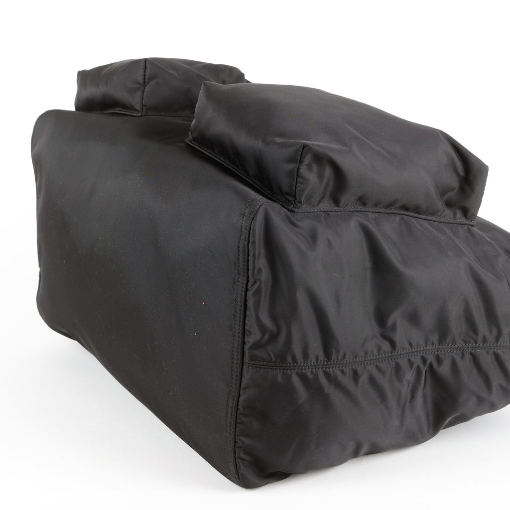 Re-Nylon Travel Weekender, Black SHW