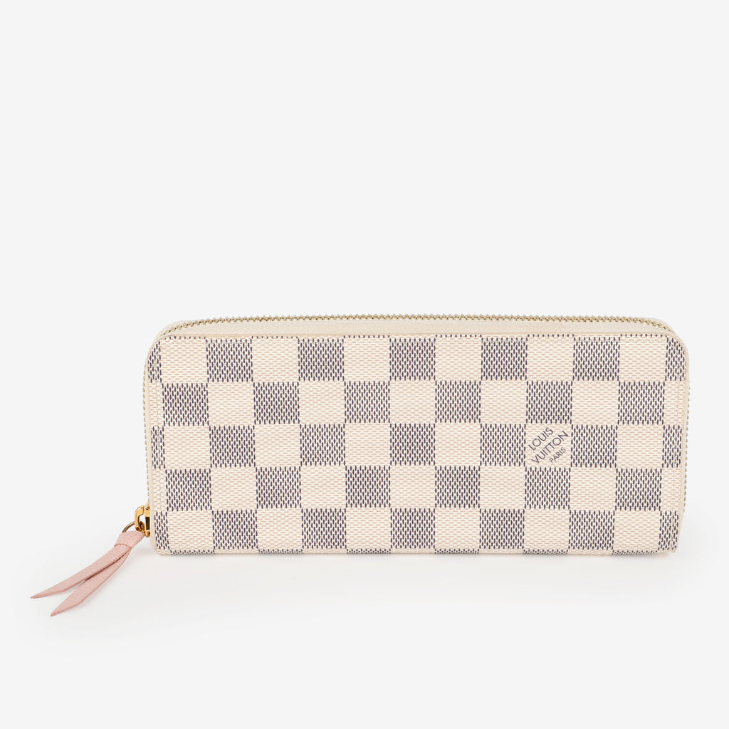 Clemence Wallet, Damier Azur
