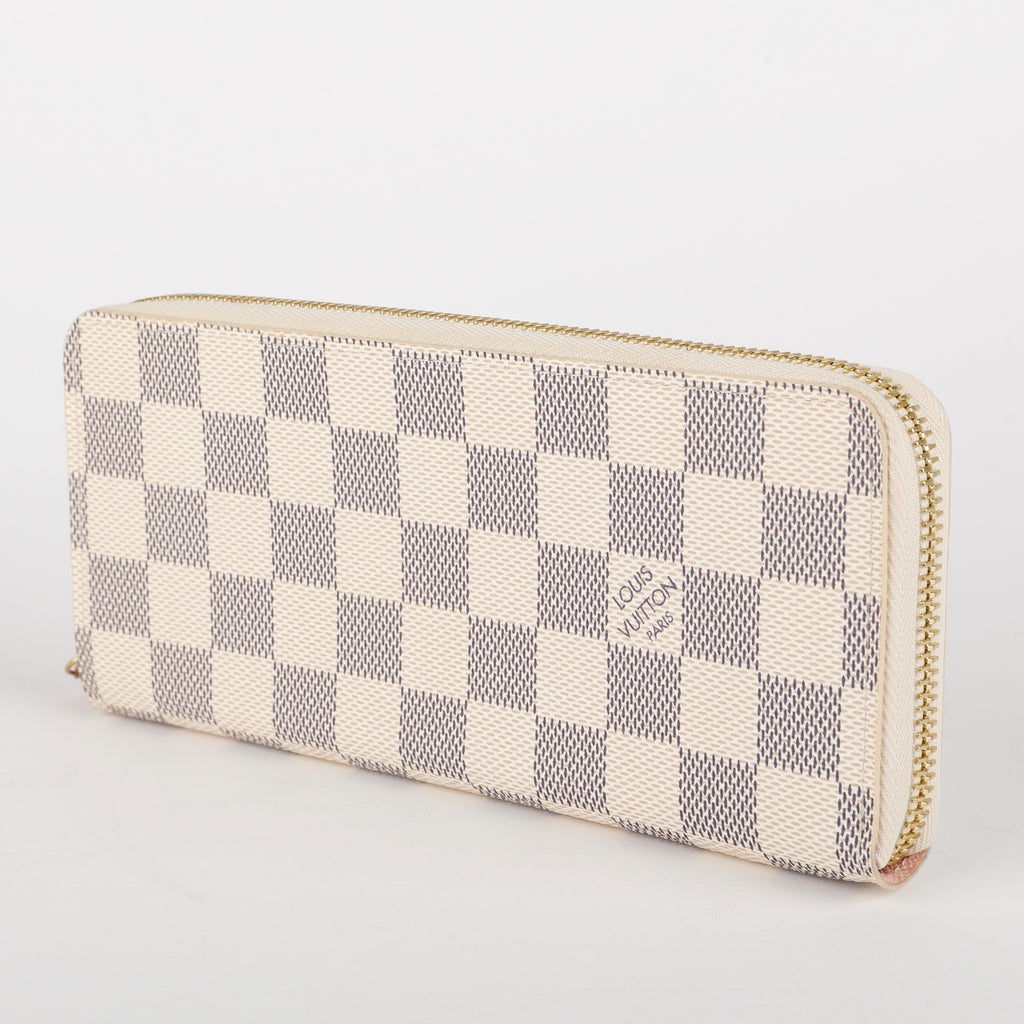 Clemence Wallet, Damier Azur