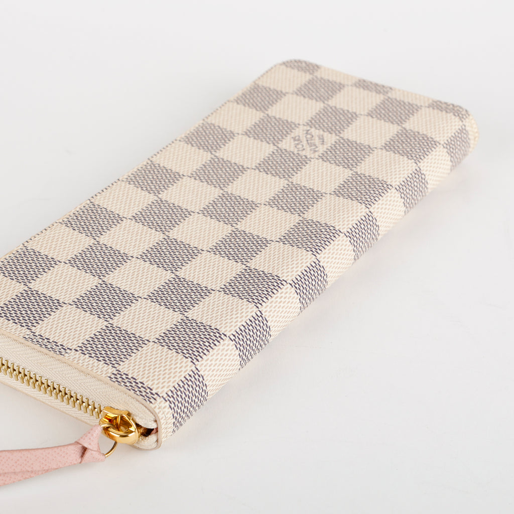 Clemence Wallet, Damier Azur