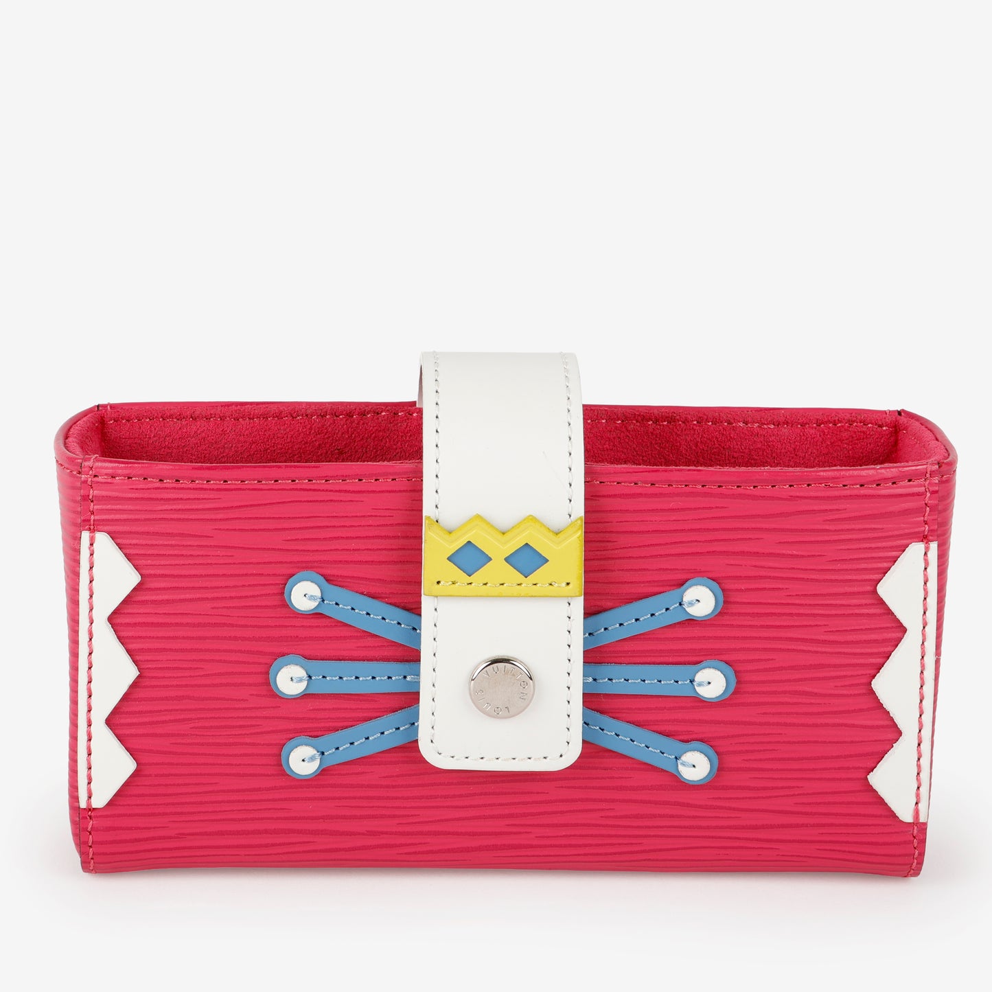 Tribal Mask Case, Fuchsia Epi