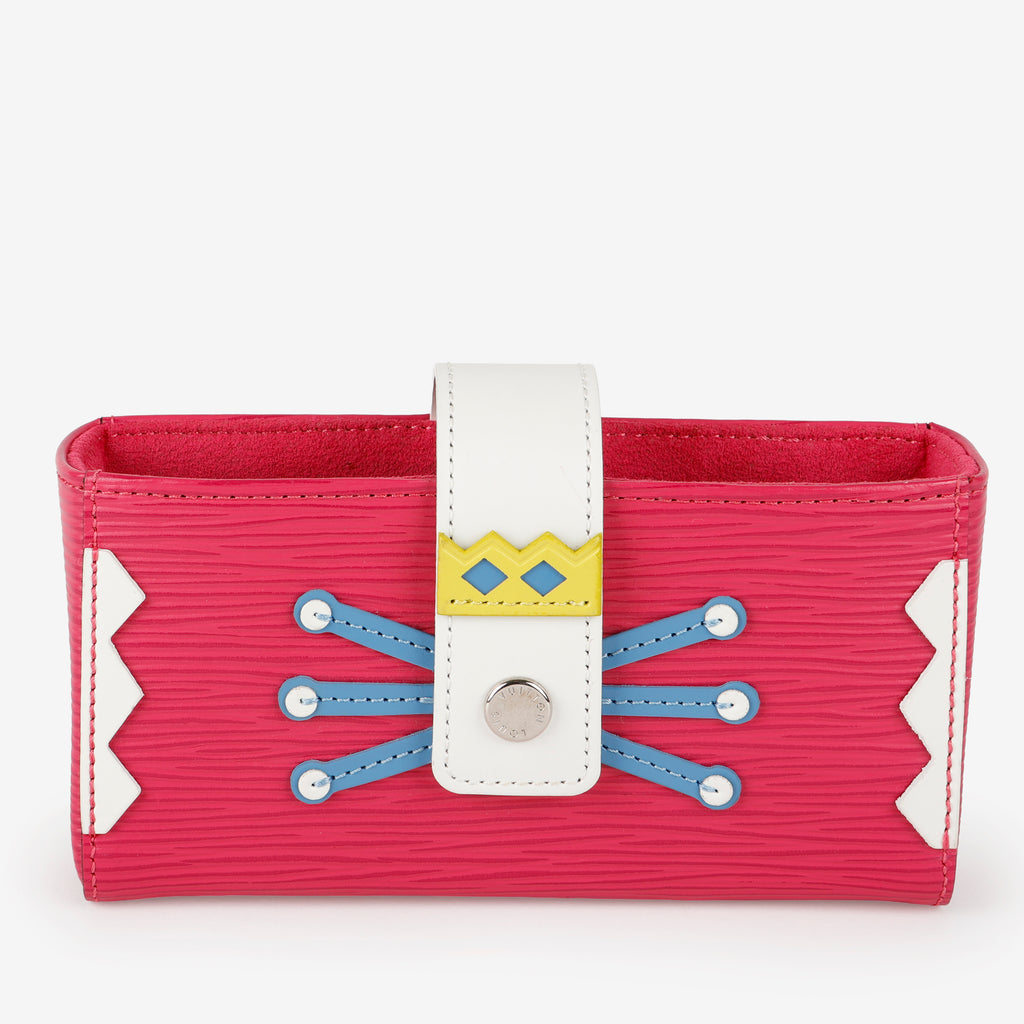 Tribal Mask Case, Fuchsia Epi