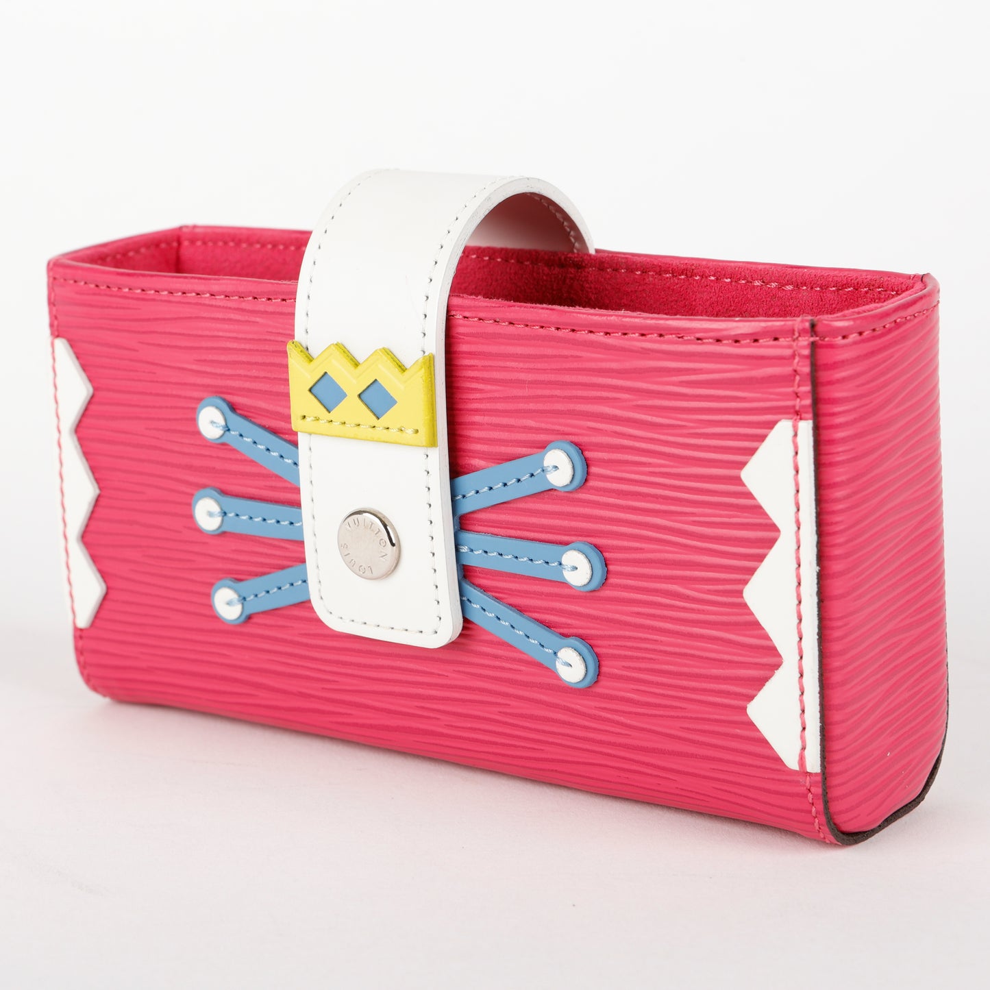 Tribal Mask Case, Fuchsia Epi