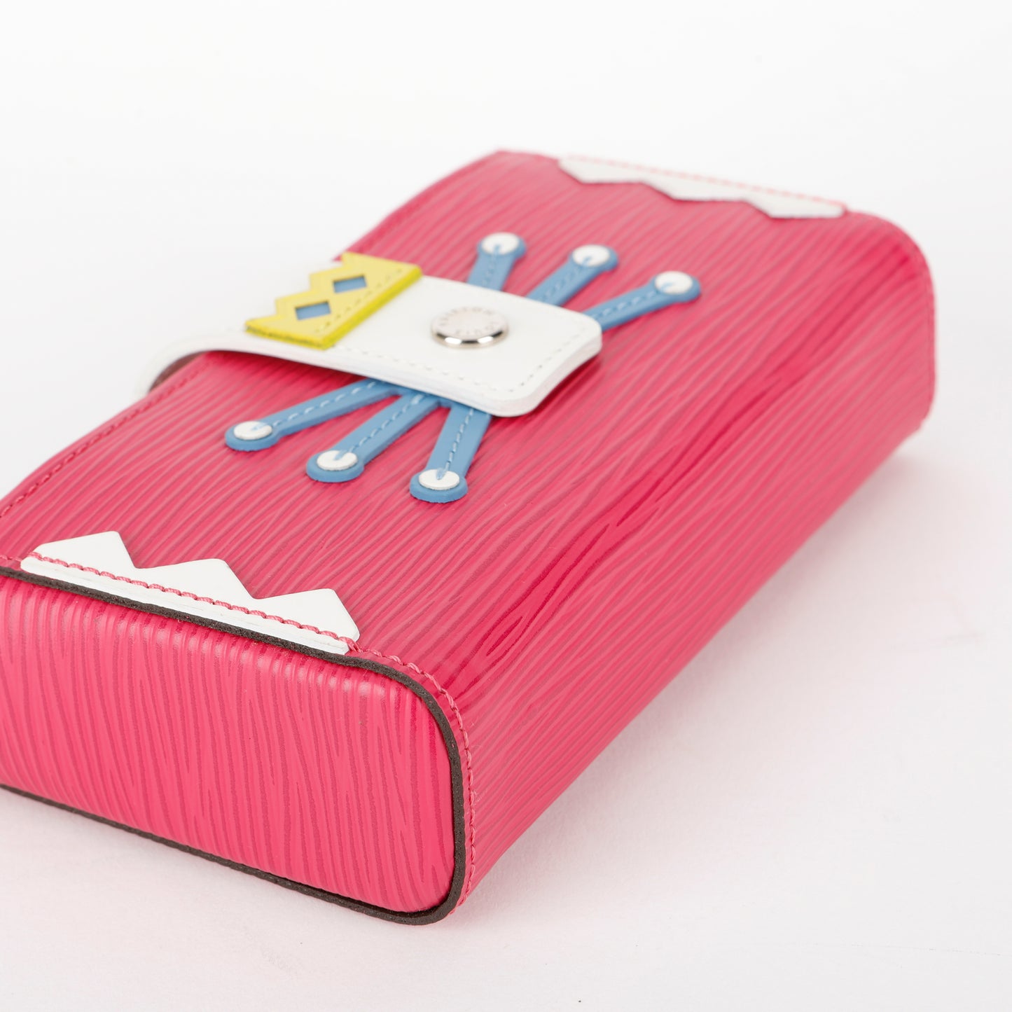 Tribal Mask Case, Fuchsia Epi