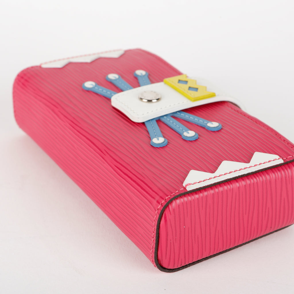 Tribal Mask Case, Fuchsia Epi