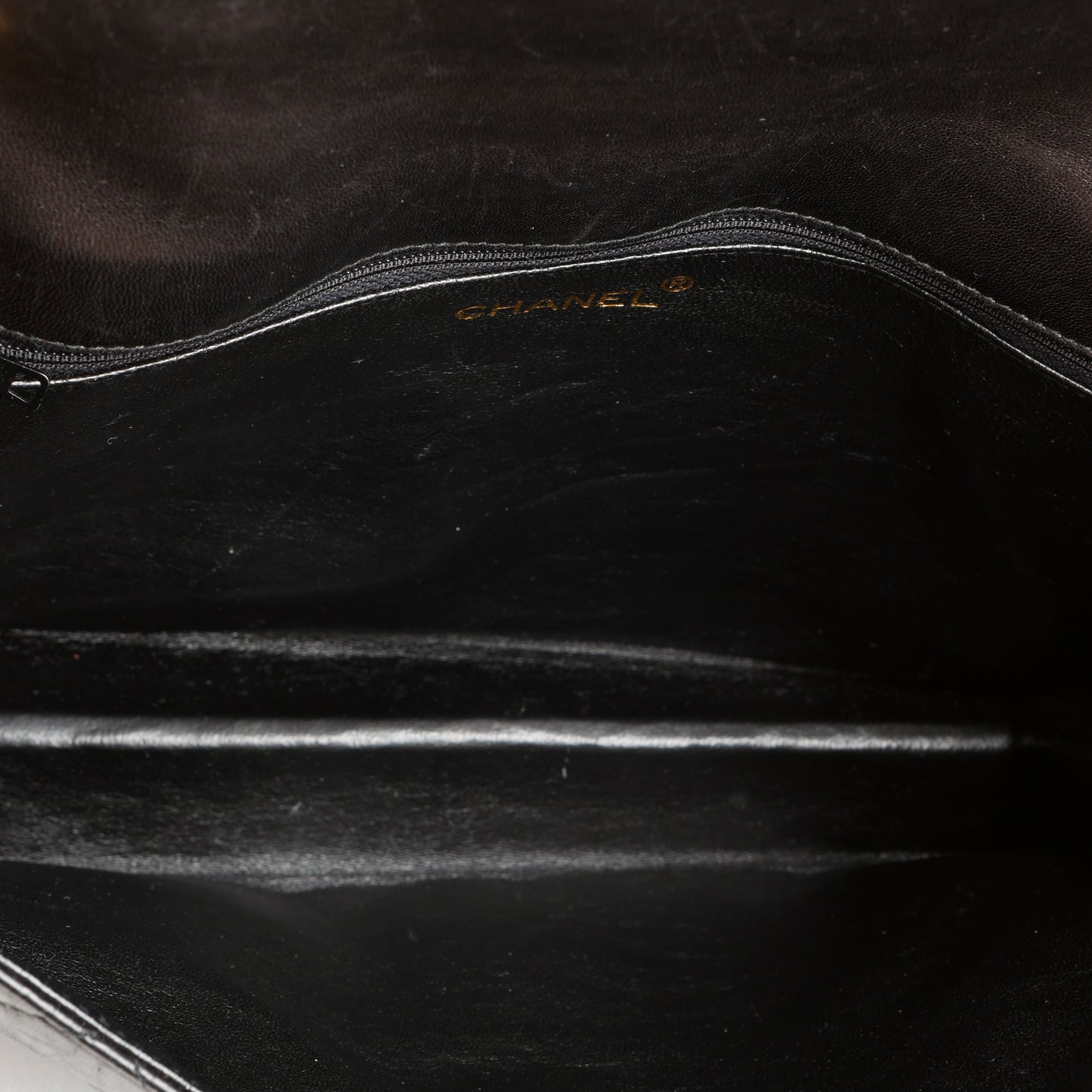 Quilted Tassel Shoulder Bag, Black Lambskin