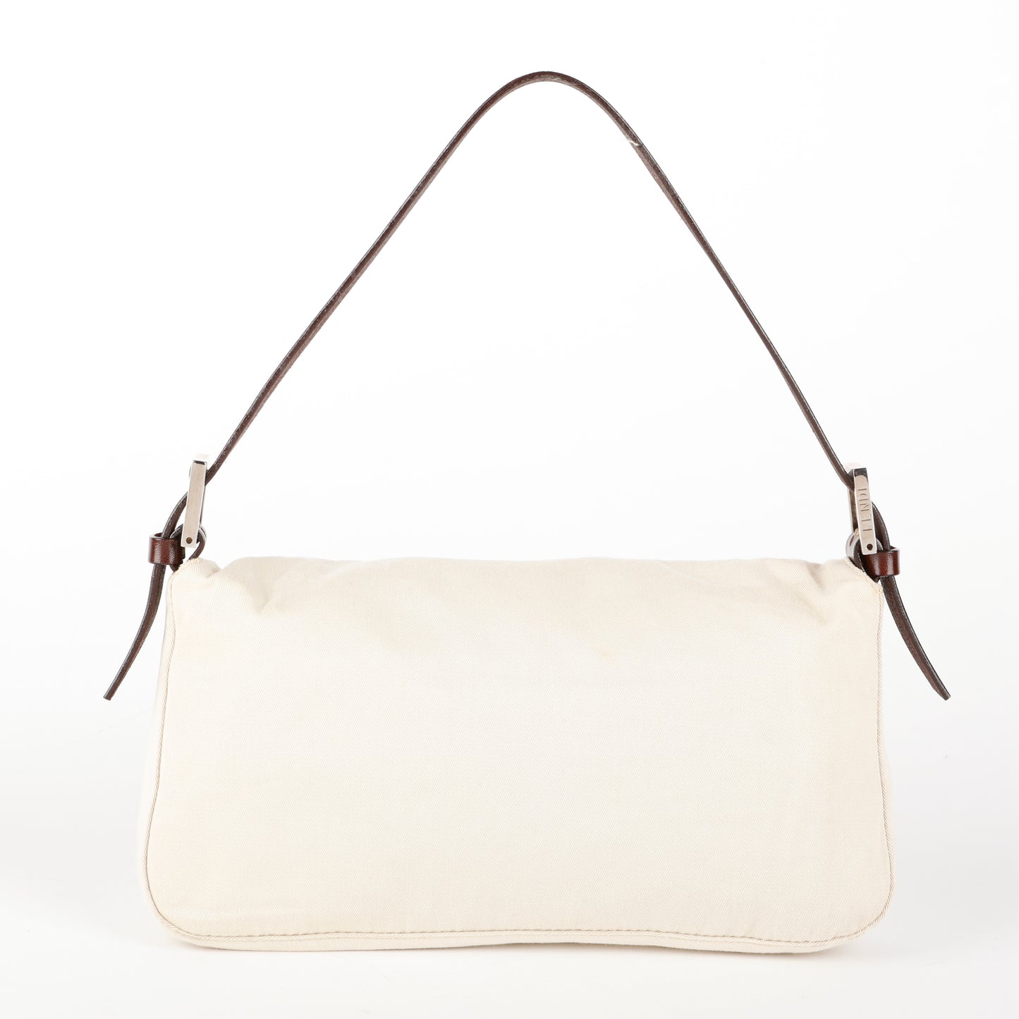 Canvas Baguette, Cream/Brown