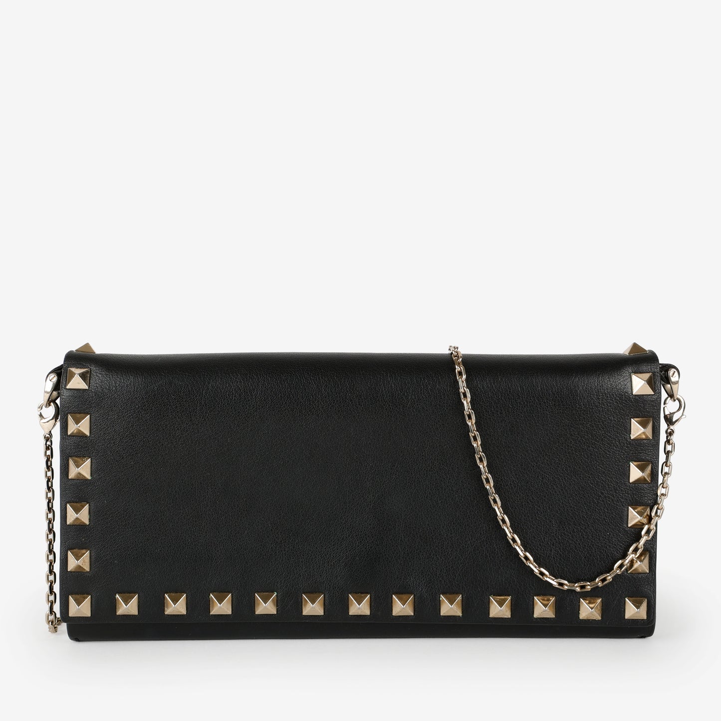 Rockstud Wallet on Chain, Black