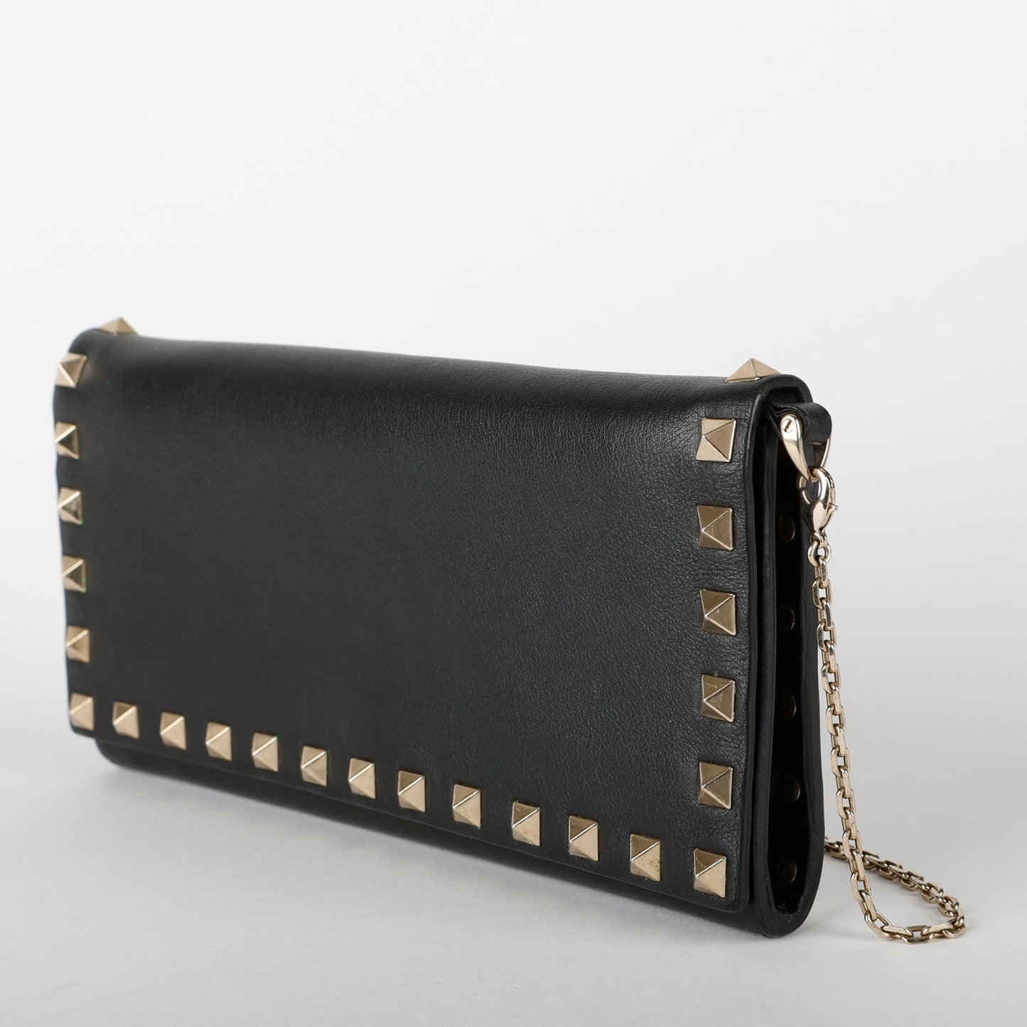 Rockstud Wallet on Chain, Black