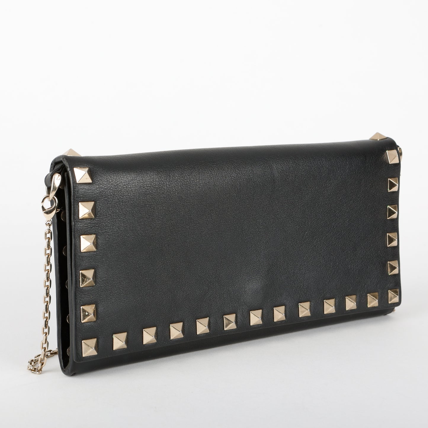 Rockstud Wallet on Chain, Black