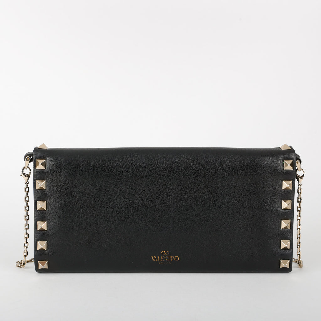 Rockstud Wallet on Chain, Black