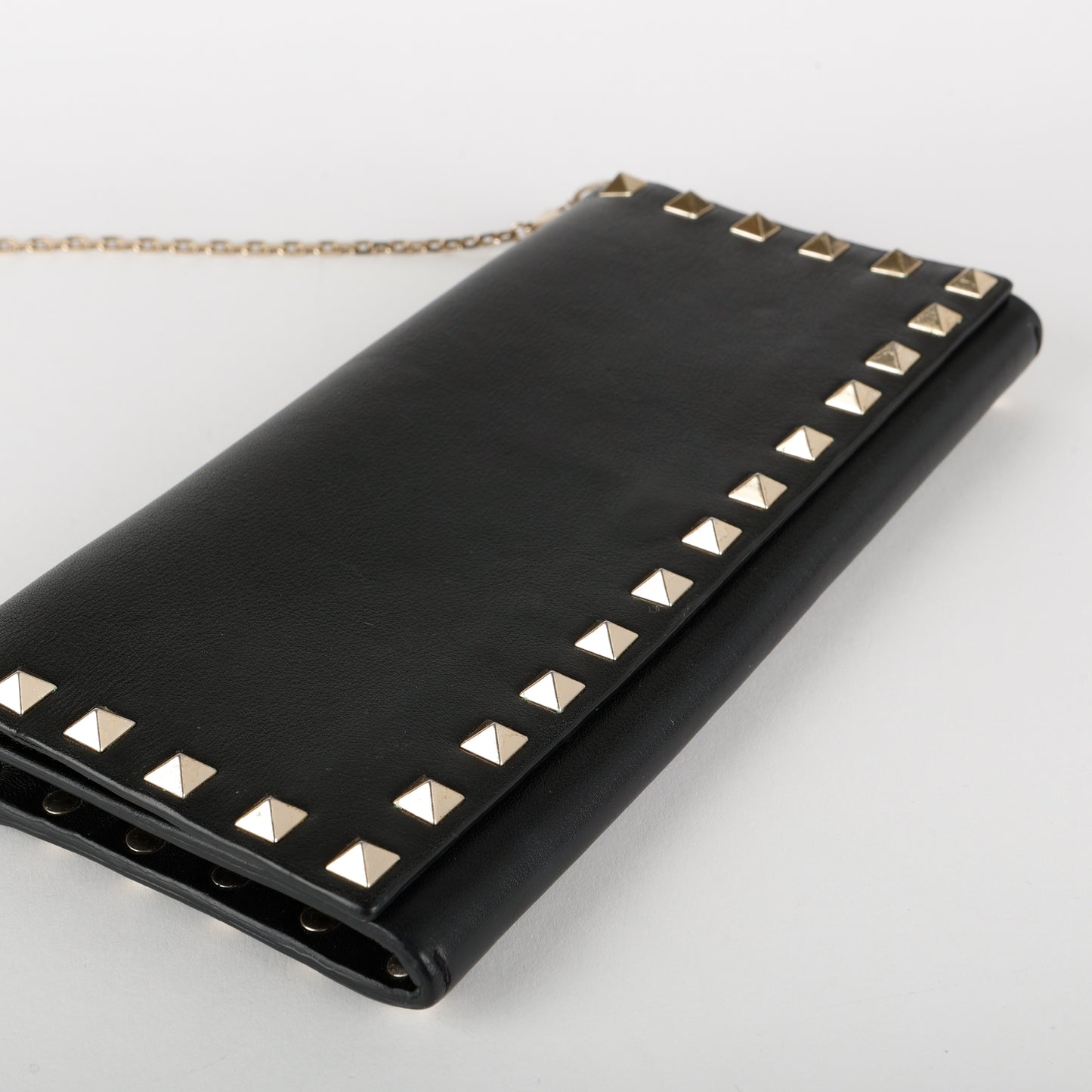 Rockstud Wallet on Chain, Black