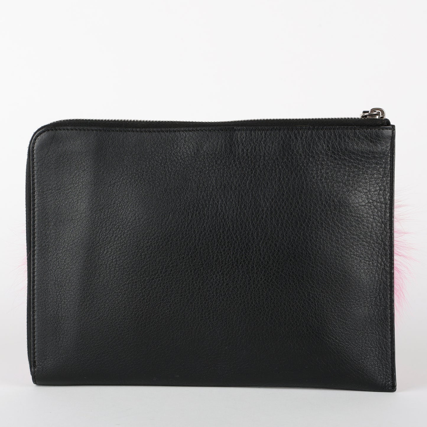 Monster Bug Eye Zip Clutch, Black/Muticolor/Snake Accents
