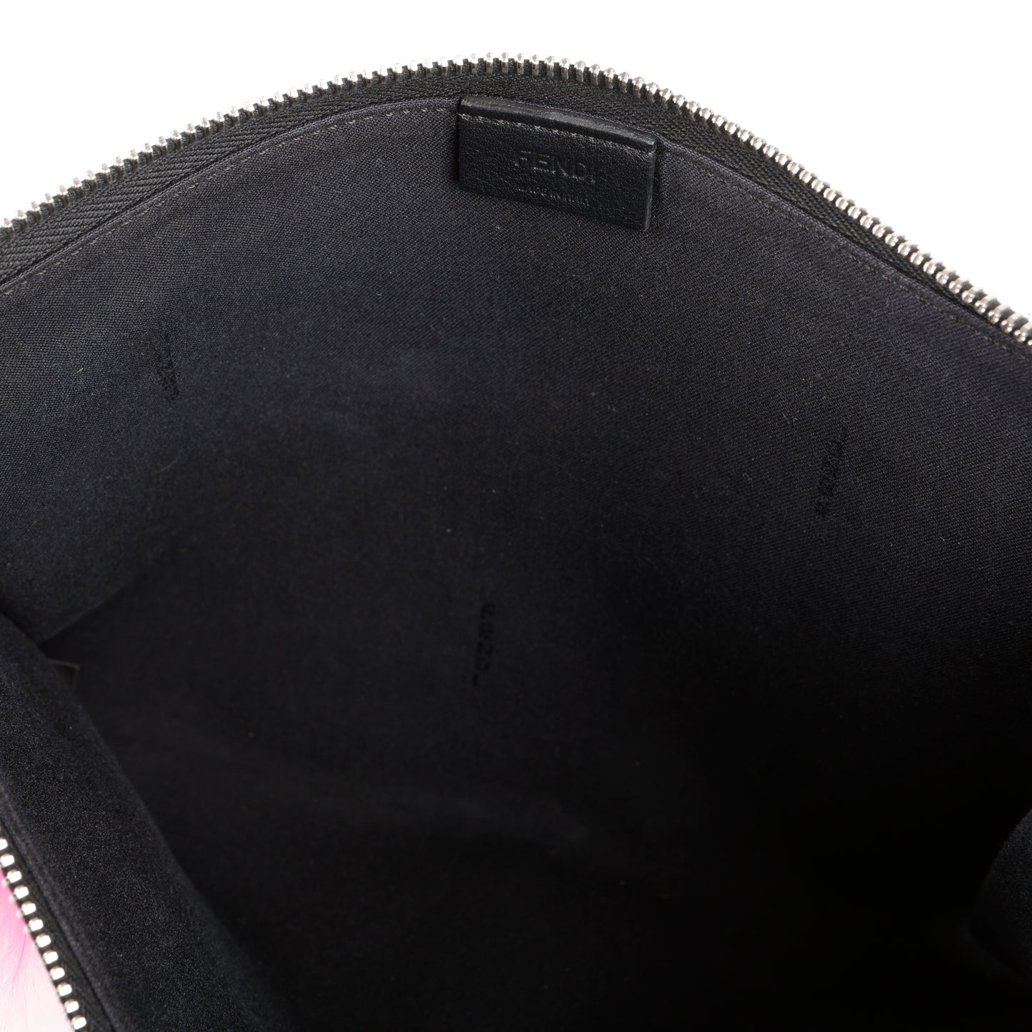 Monster Bug Eye Zip Clutch, Black/Muticolor/Snake Accents