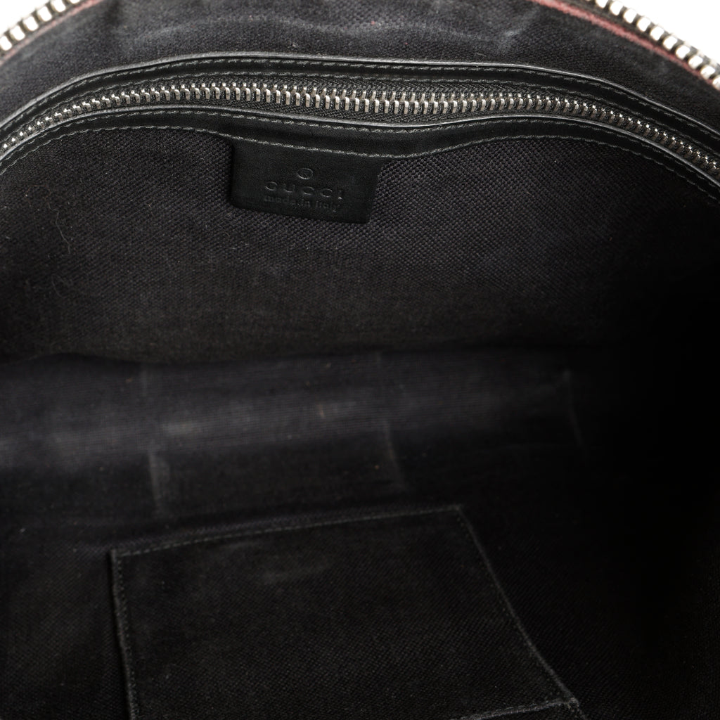 Supreme Web Zipped Wristlet, Black/Grey Coated Canvas