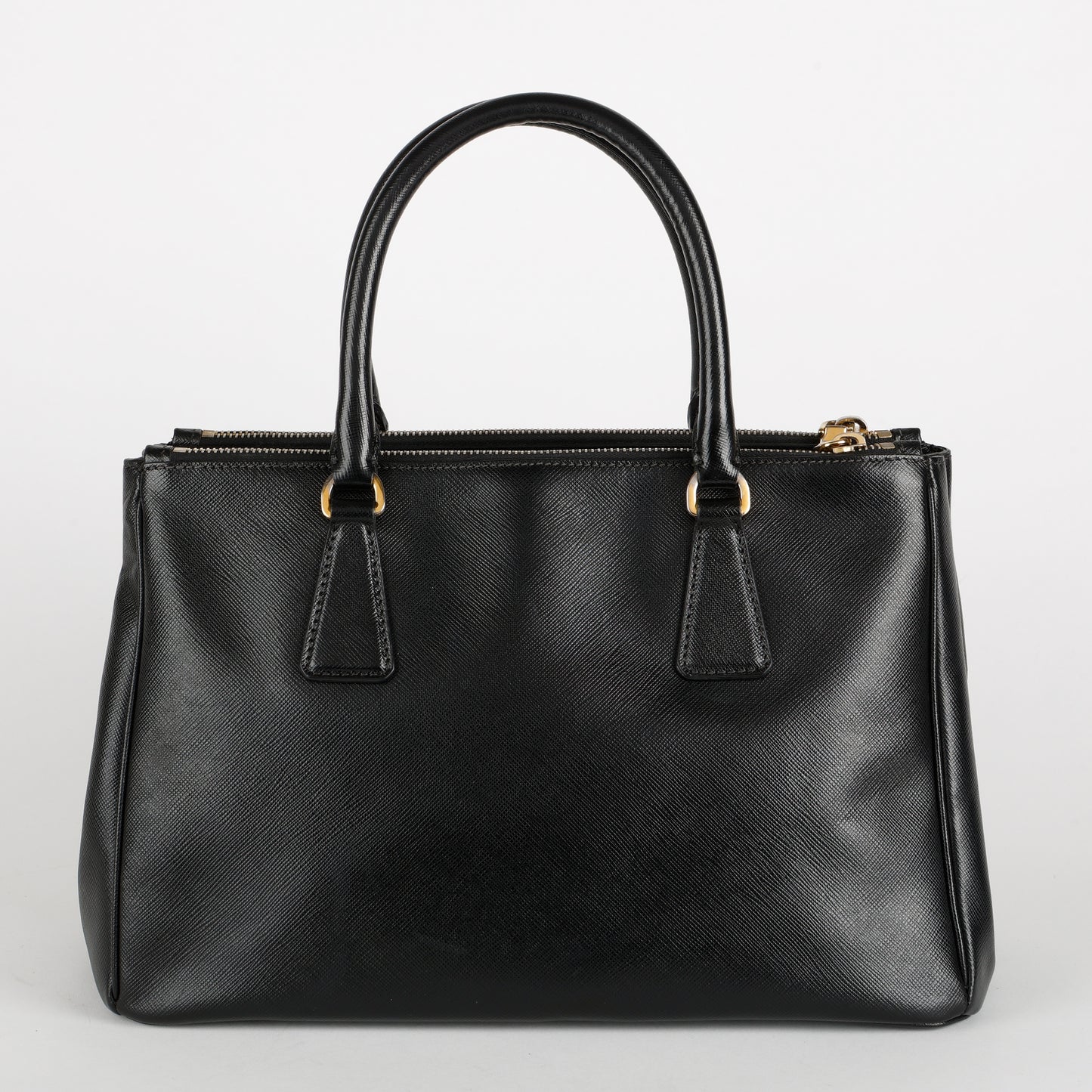 Small Galleria, Black Saffiano