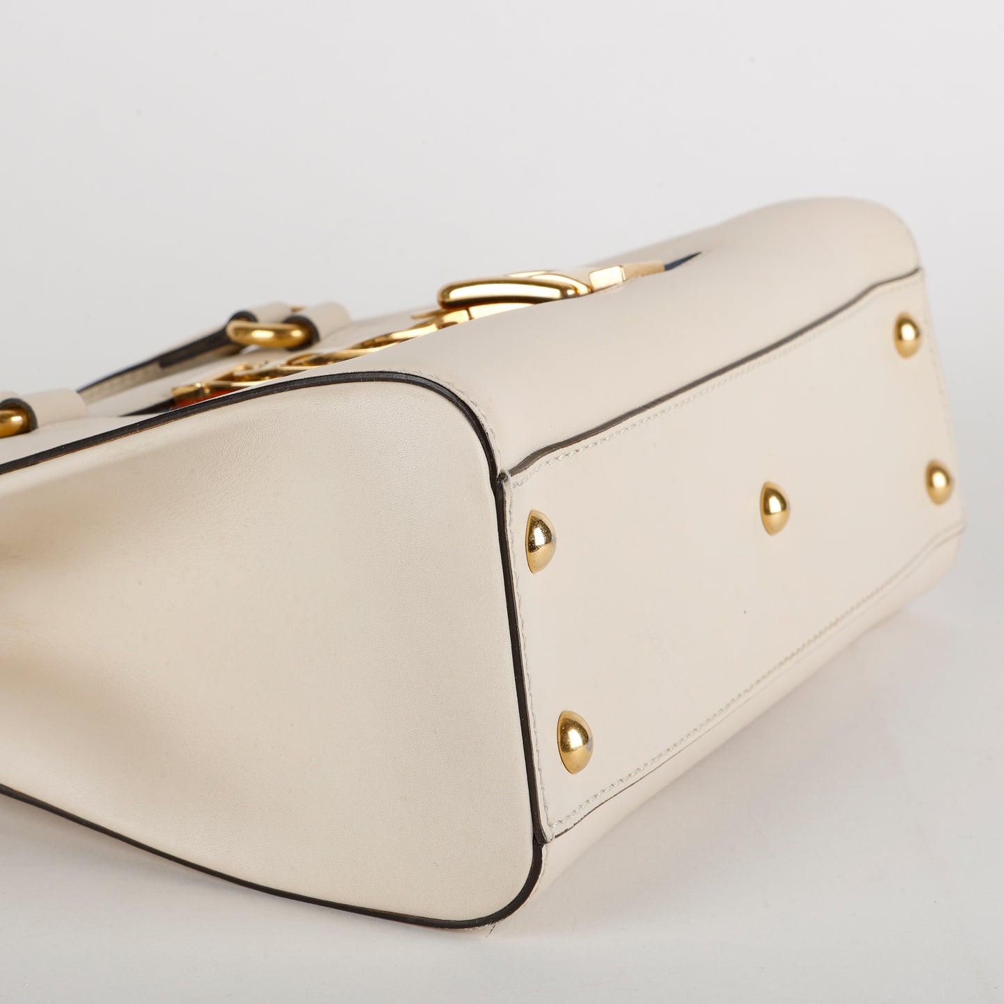 Medium Sylvie Top Handle, Cream