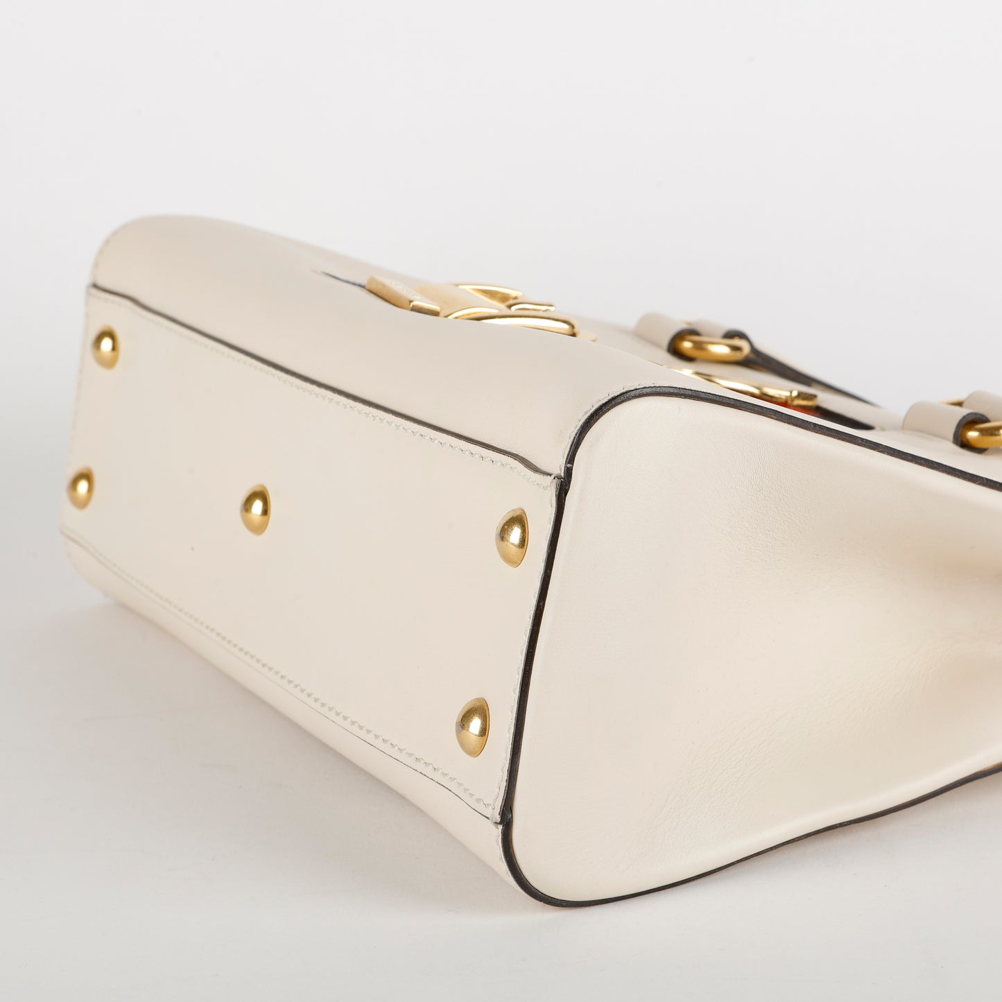 Medium Sylvie Top Handle, Cream