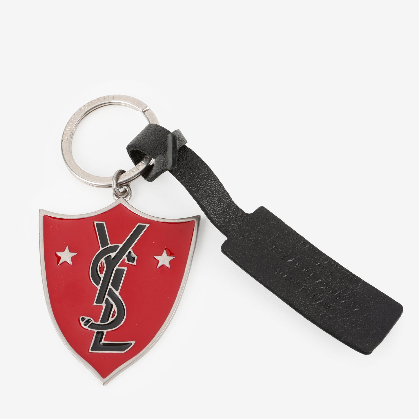 Red Shield Key Chain