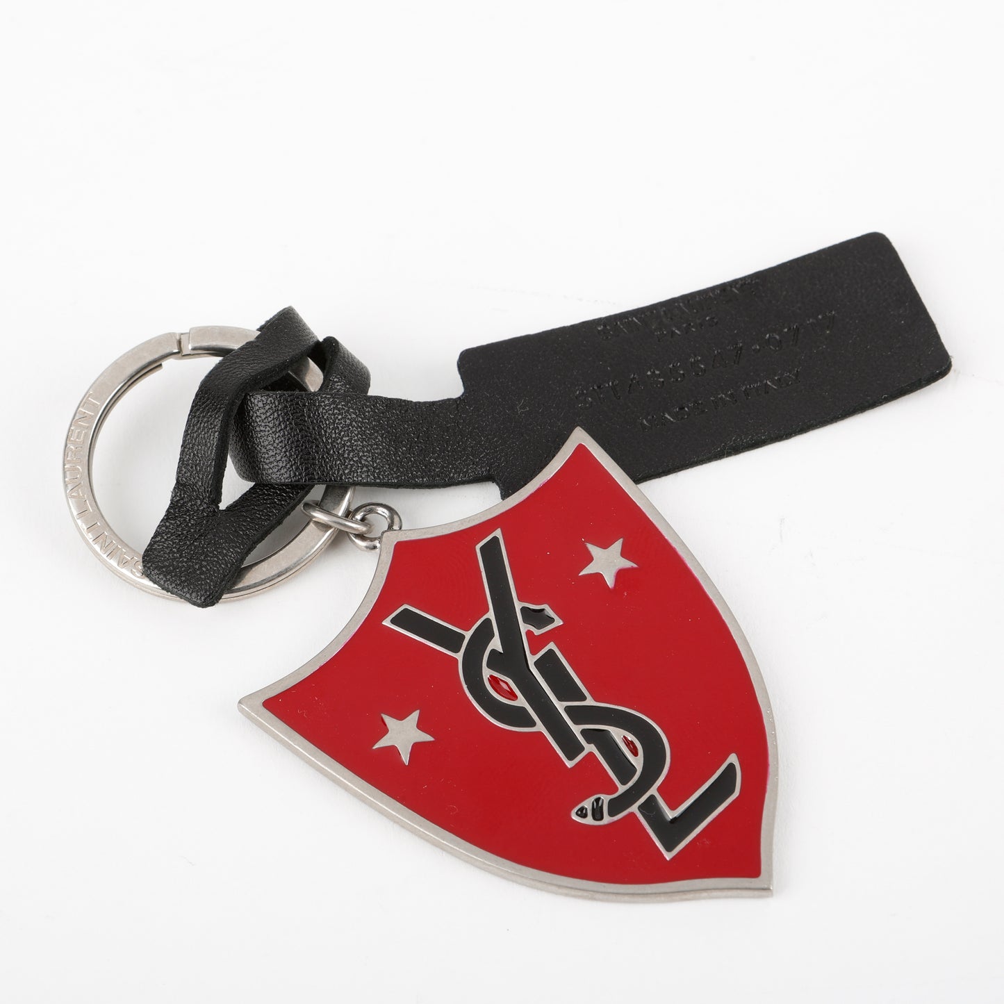 Red Shield Key Chain