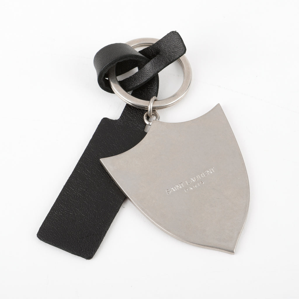 Red Shield Key Chain