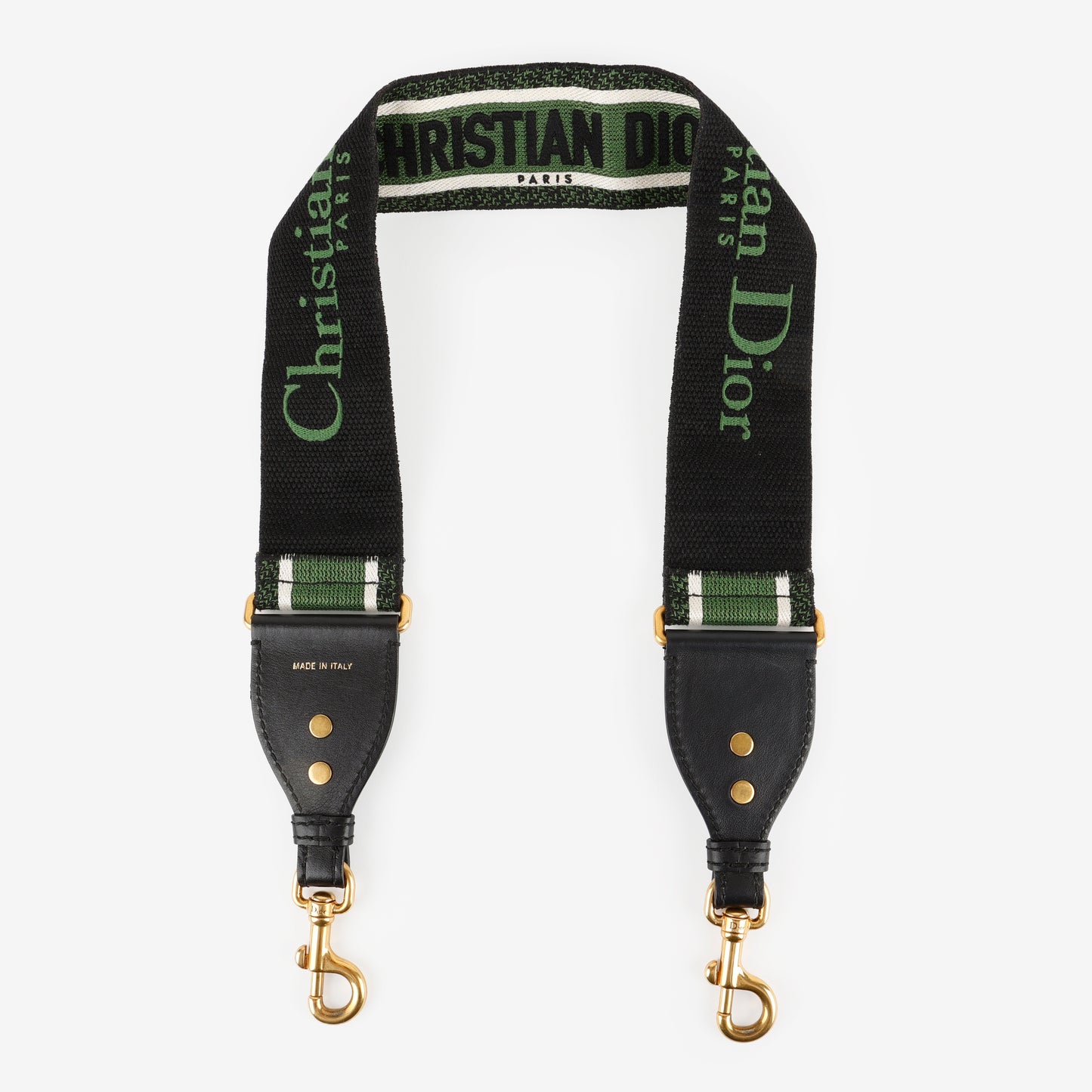 Non-Adjustable Shoulder Strap, Green/Black