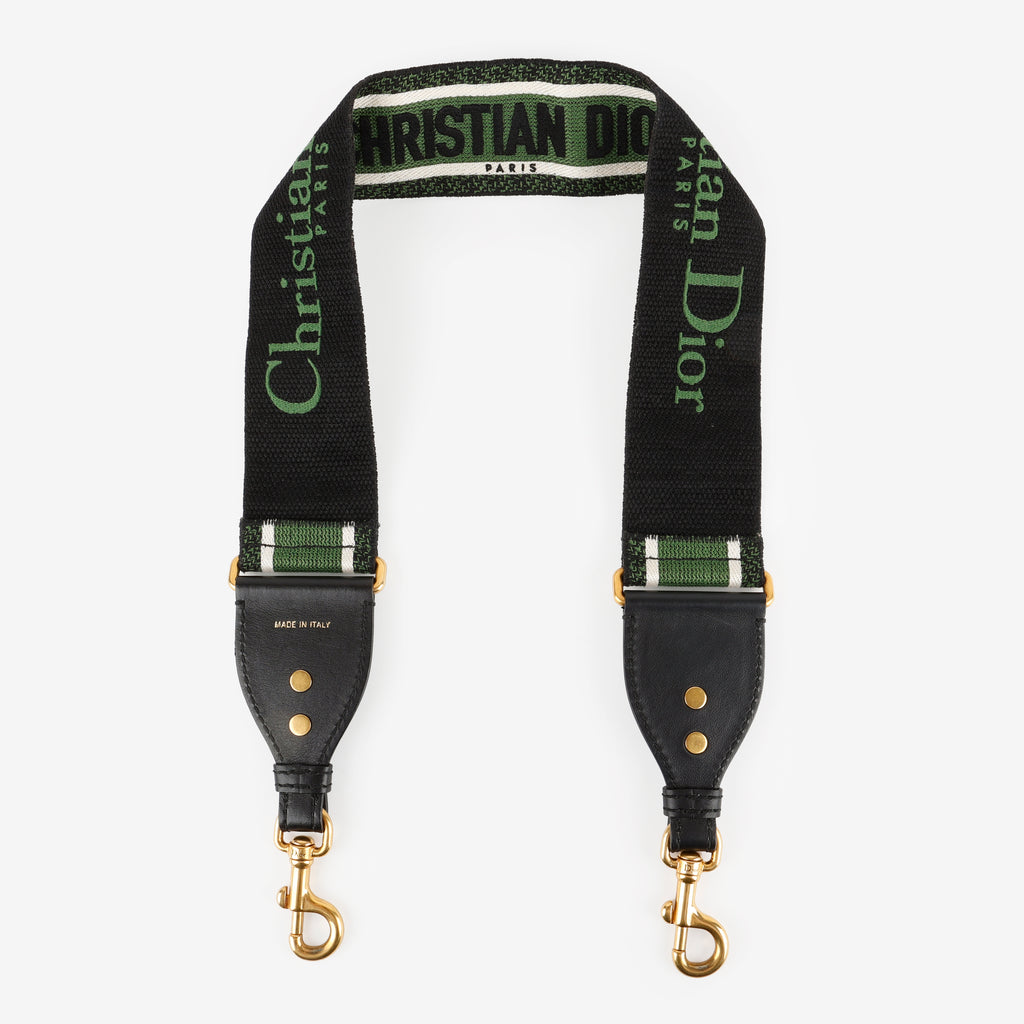 Non-Adjustable Shoulder Strap, Green/Black