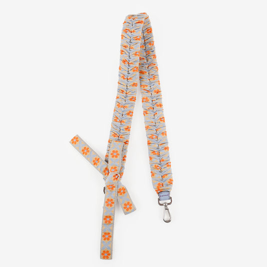 Strap You Ribbon Floral Strap, Blue/Orange