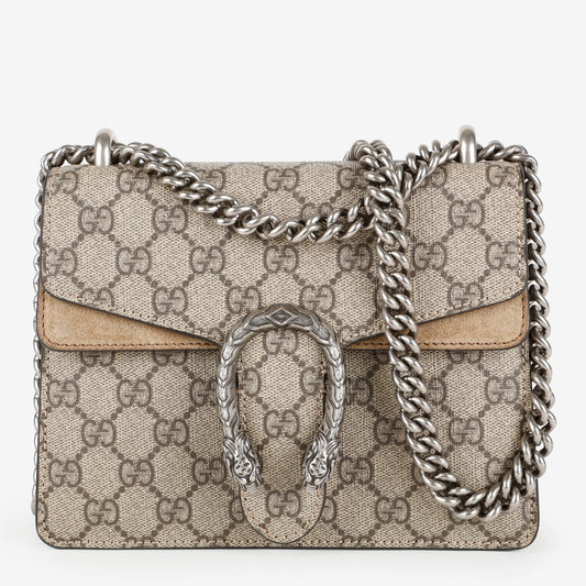 Mini Dionysus Shoulder Bag, Coated Canvas