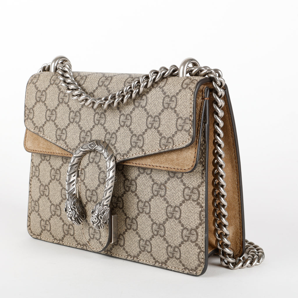 Mini Dionysus Shoulder Bag, Coated Canvas