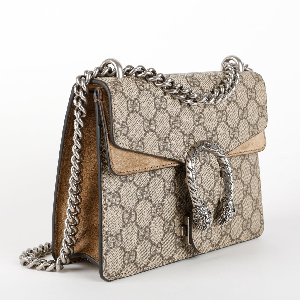 Mini Dionysus Shoulder Bag, Coated Canvas