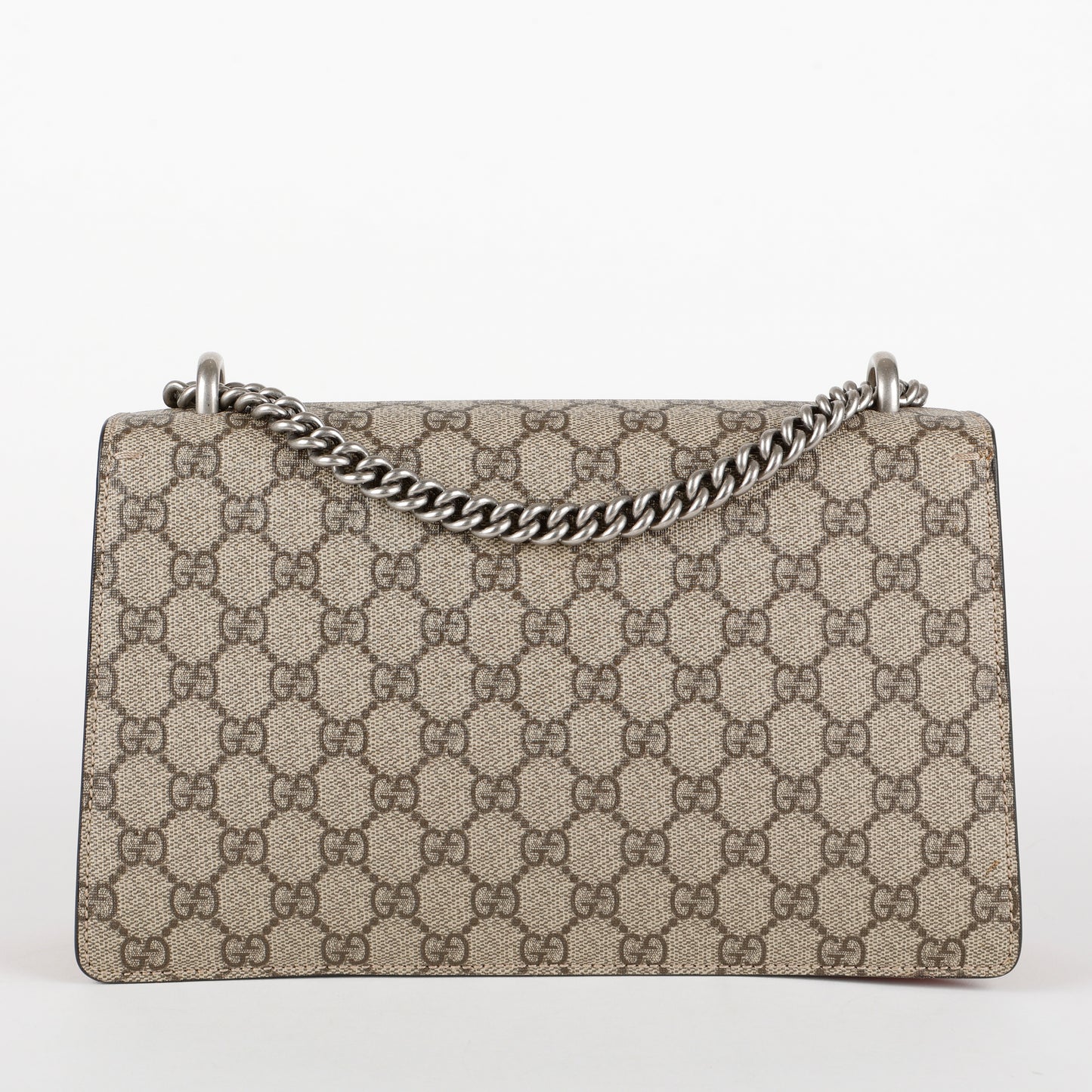 Medium Dionysus Shoulder Bag, Canvas/Red