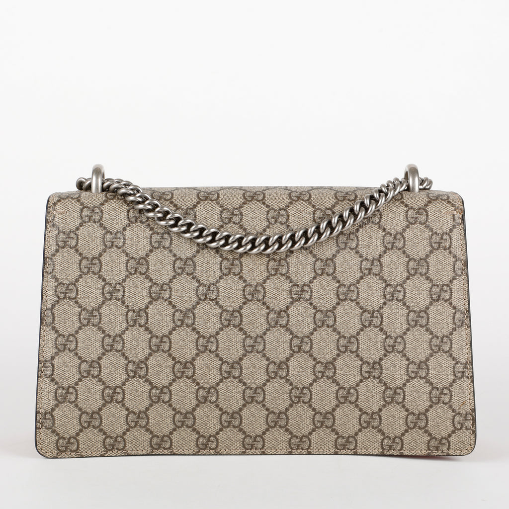 Medium Dionysus Shoulder Bag, Canvas/Red