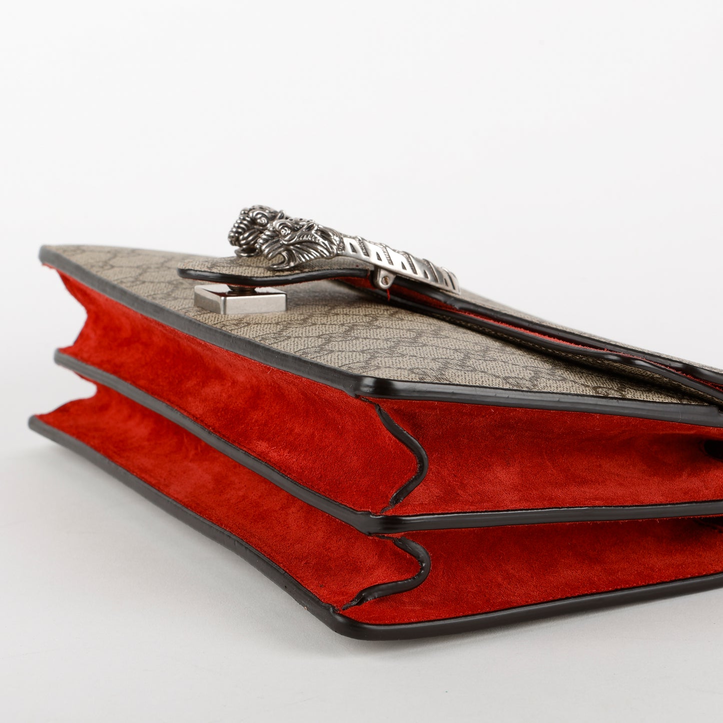 Medium Dionysus Shoulder Bag, Canvas/Red
