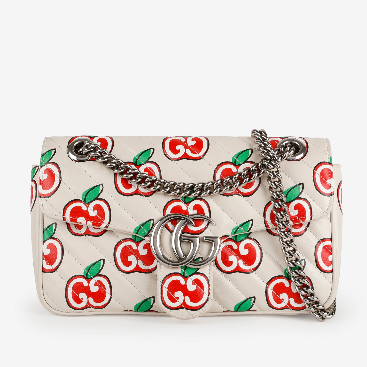 Medium Marmont Apple, Green/Red