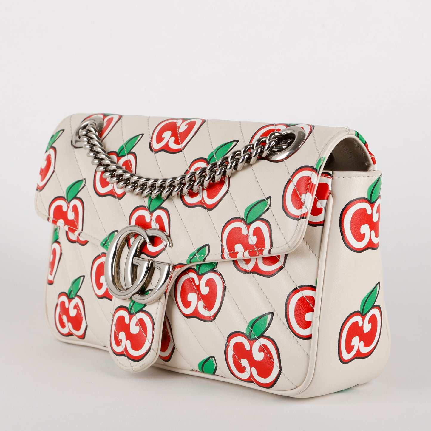 Medium Marmont Apple, Green/Red