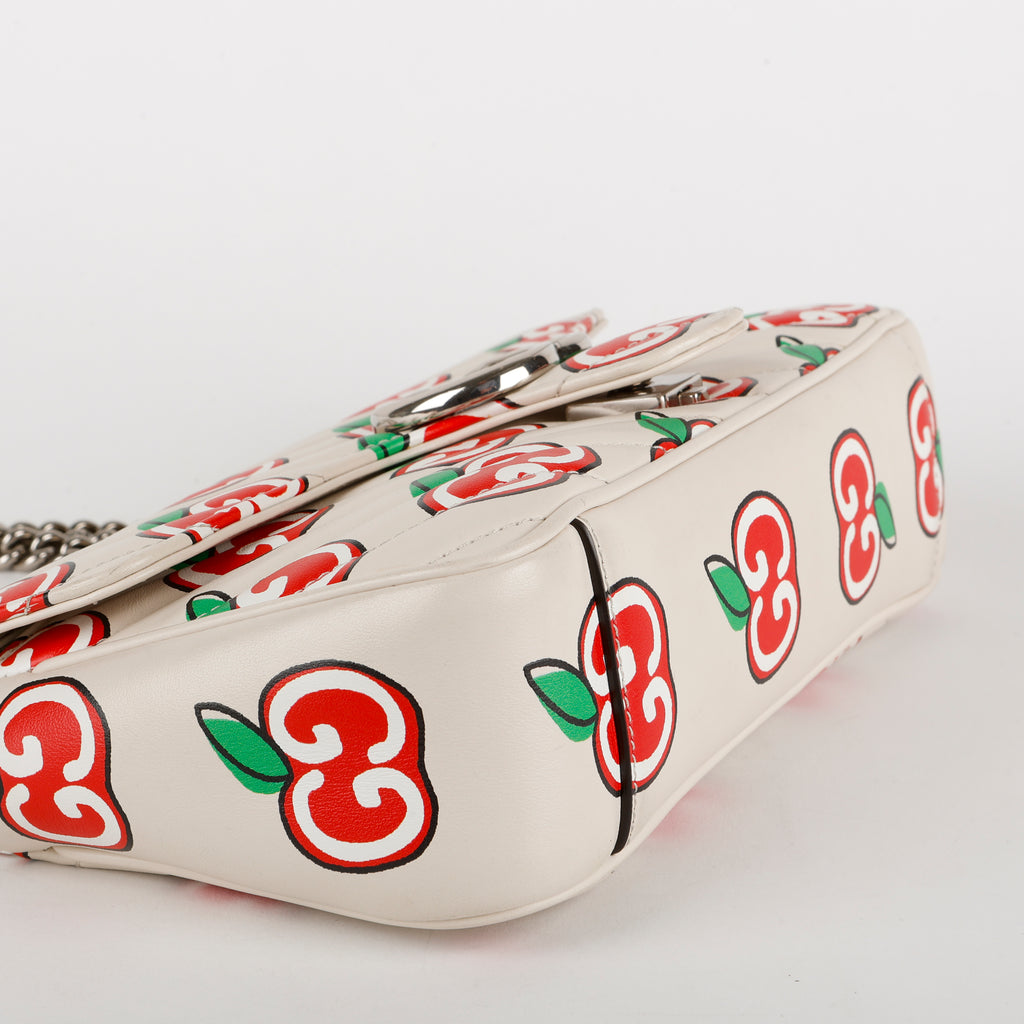 Medium Marmont Apple, Green/Red