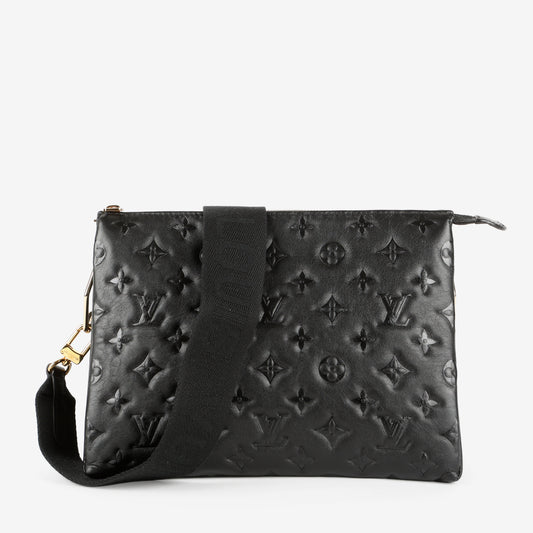 Coussin PM, Black Lambskin (no chain)