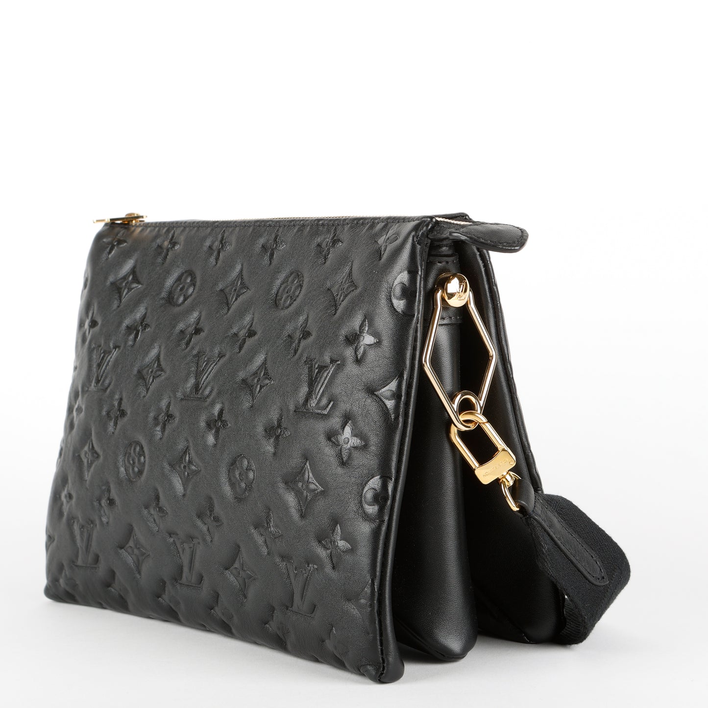 Coussin PM, Black Lambskin (no chain)